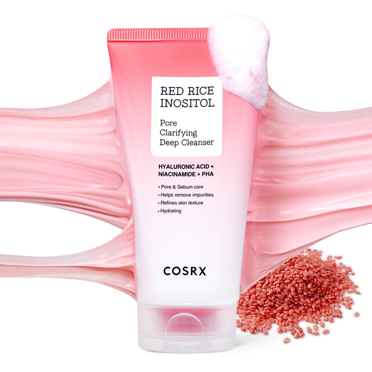 COSRX front packaging showing cleanser and benefit of gentle pore care