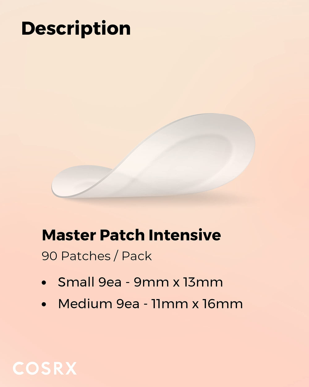 COSRX patch worn overnight in bedroom setting promoting uninterrupted wear