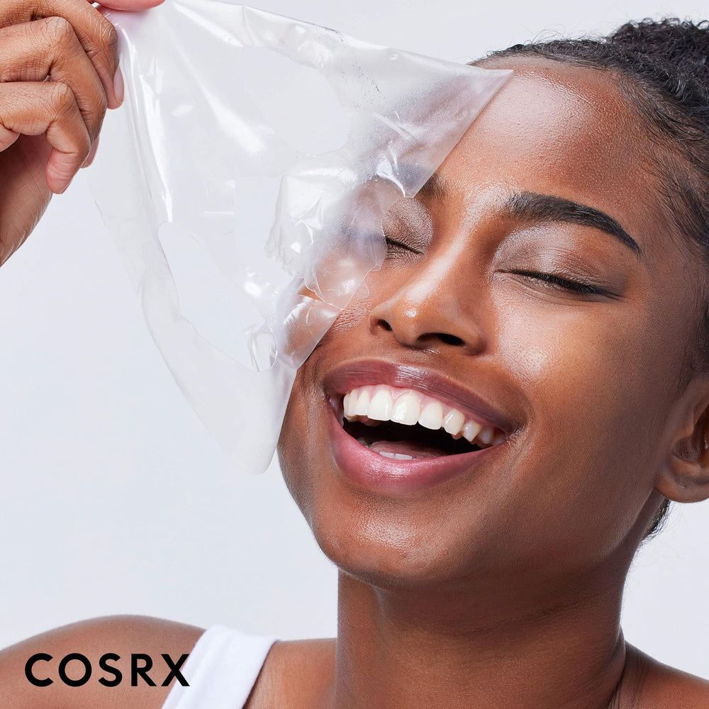 COSRX open pouch with glossy essence demonstrating concentrated serum delivery