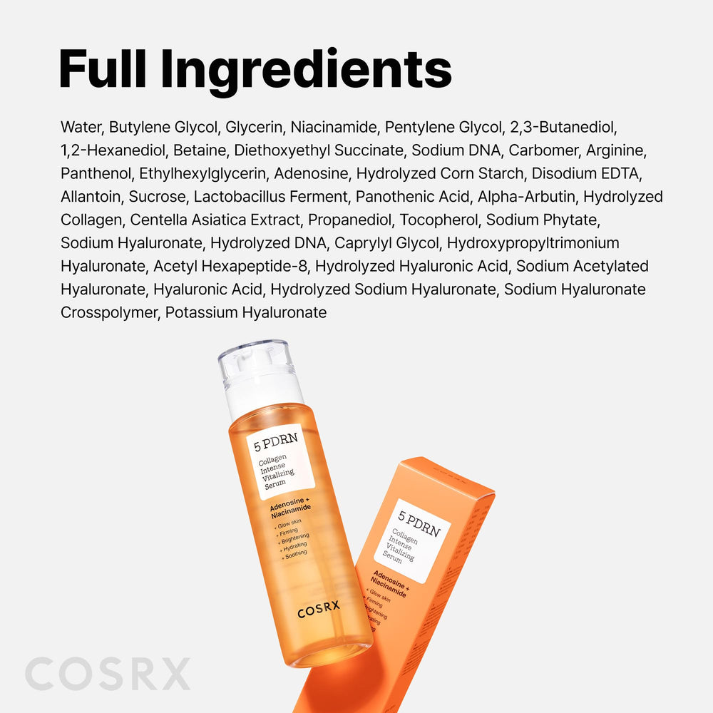 COSRX packaging label detail highlighting ingredient transparency and trust benefit