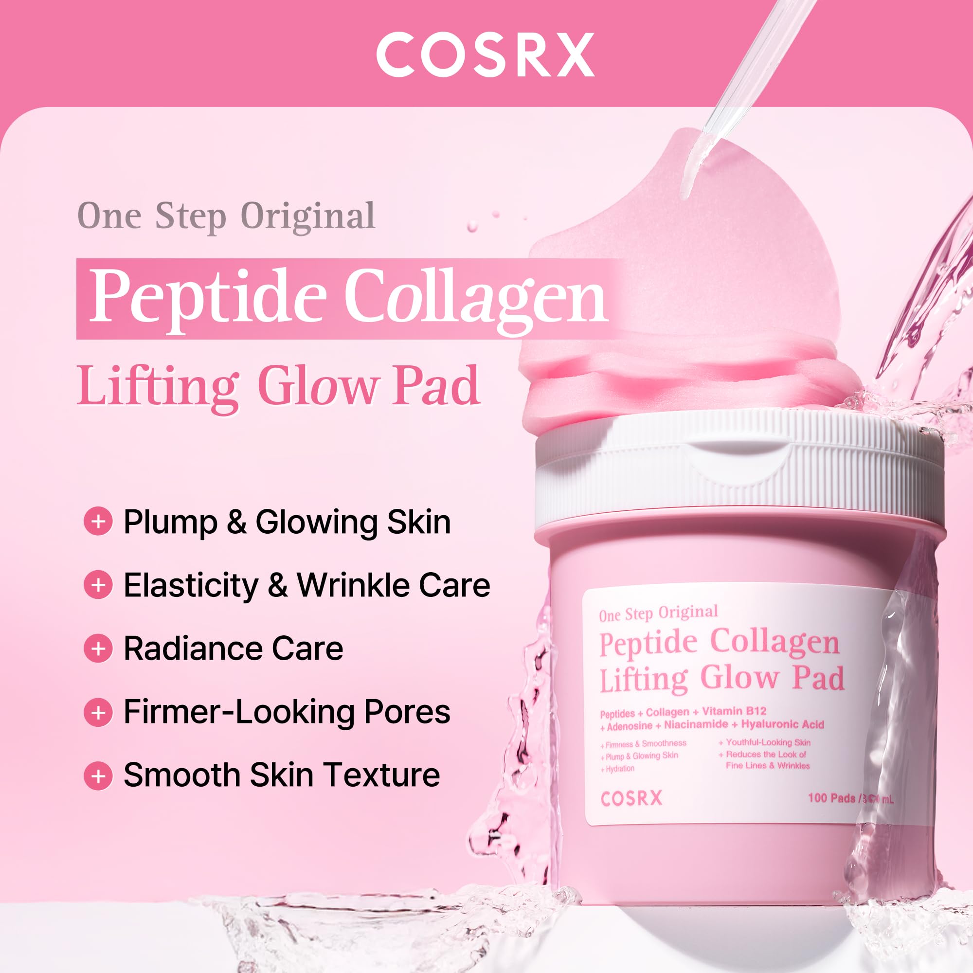 COSRX close-up pad texture highlighting soft adherence for comfort