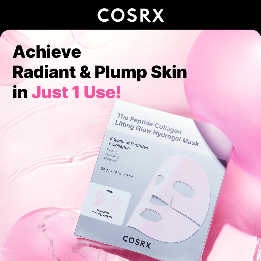COSRX close-up of hydrogel sheet texture for intimate hydration