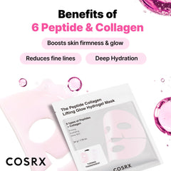 COSRX model wearing mask to demonstrate fit and coverage