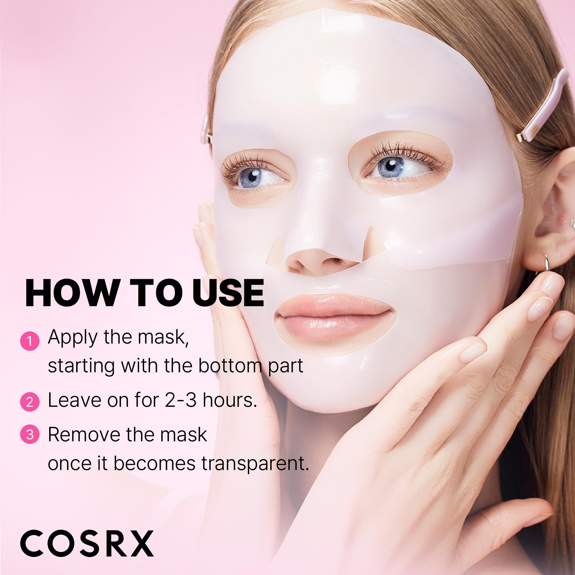 COSRX three-mask pack arranged to show value and convenience