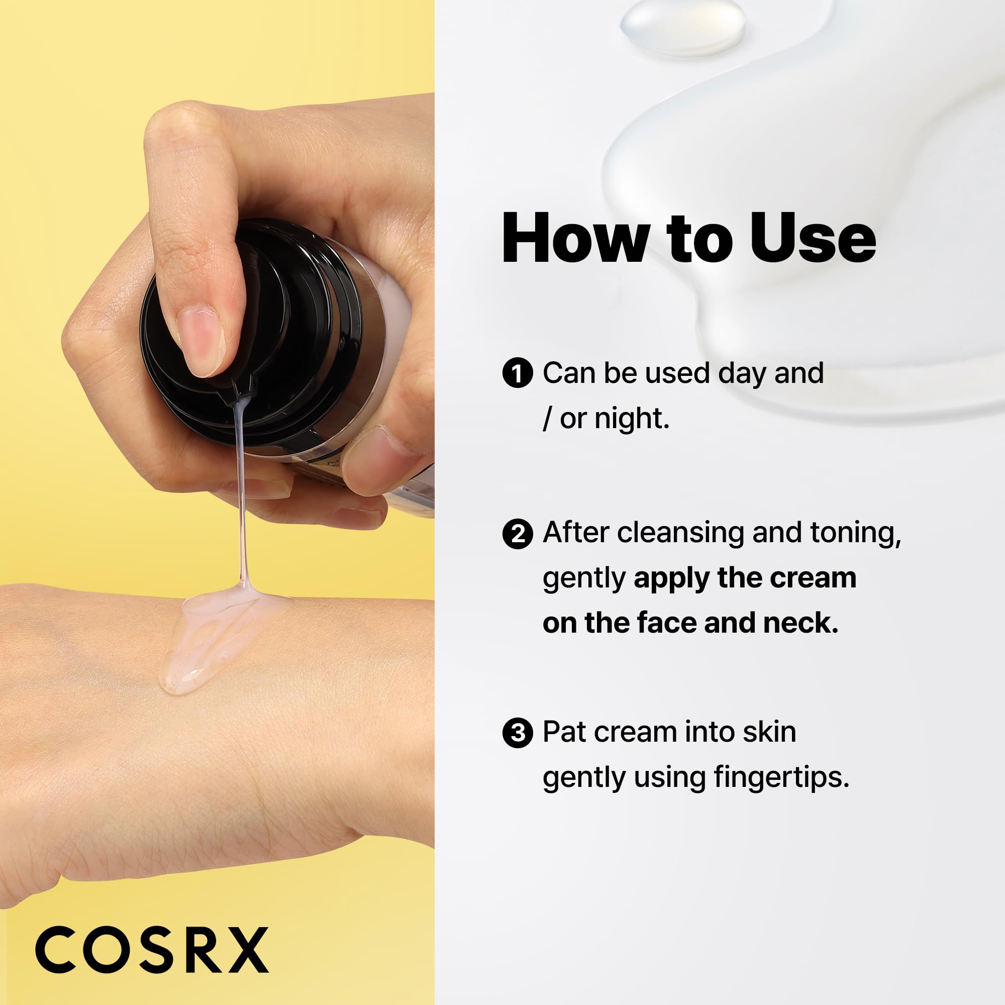 COSRX open bottle with ingredient label visible for ingredient clarity