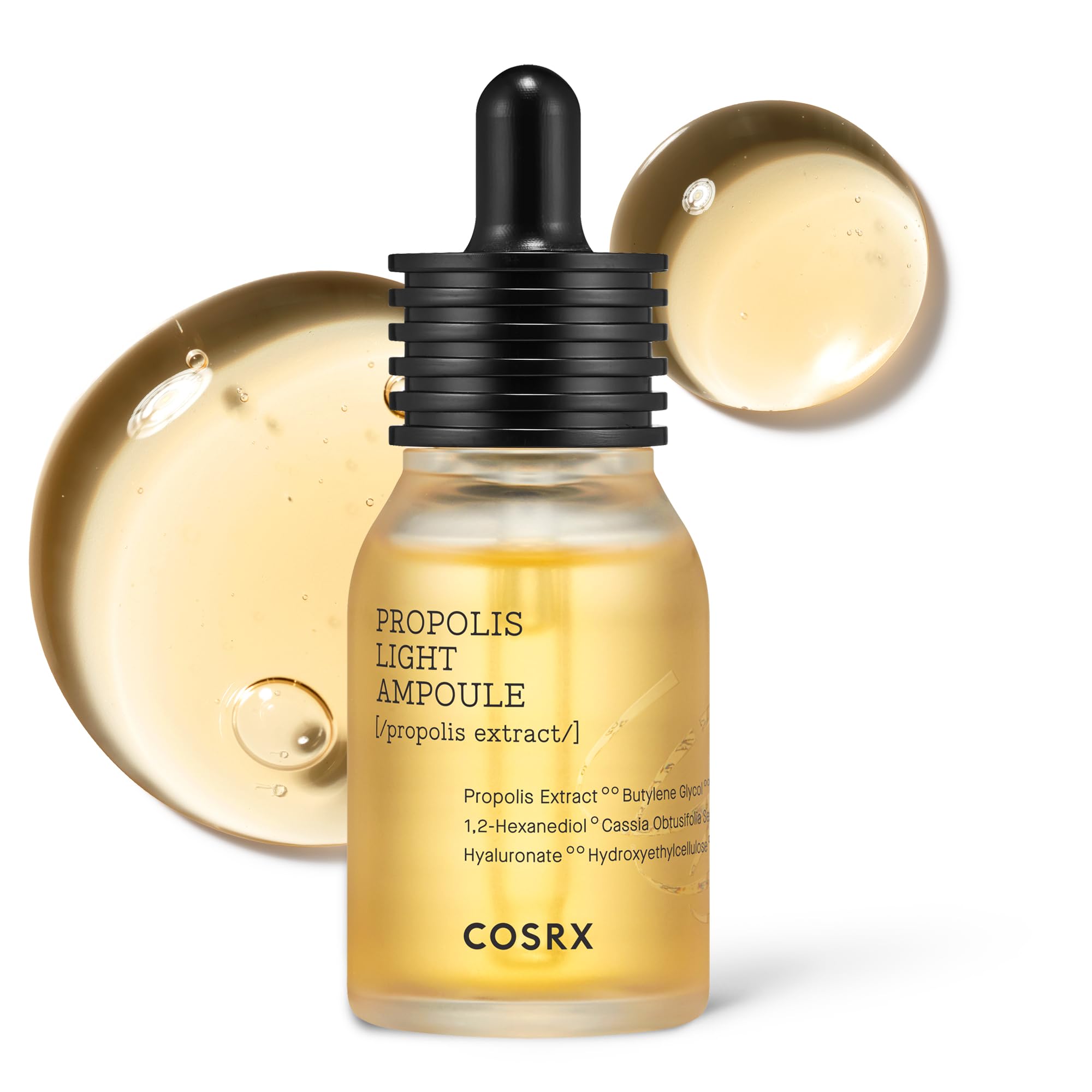 COSRX 73% Propolis Light Ampoule front bottle showing compact packaging and travel-friendly size
