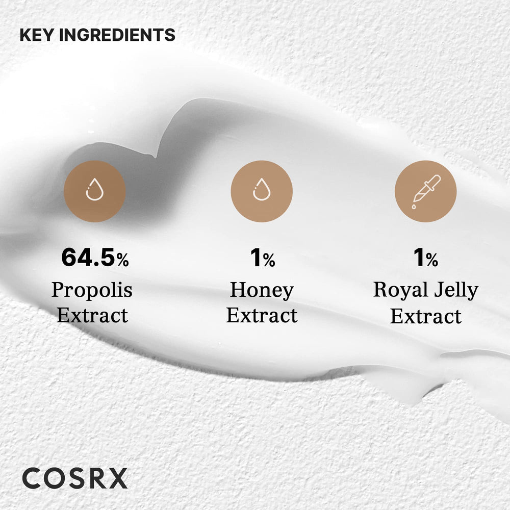 COSRX jar next to a coin for scale showing 2.19 fl. oz size