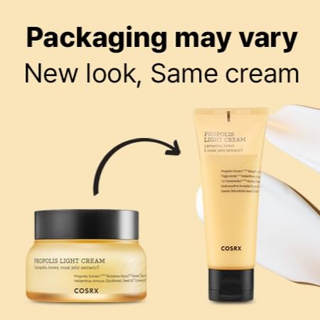 COSRX cream texture swipe demonstrating lightweight, non-sticky finish