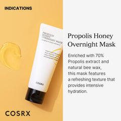 COSRX jar open revealing honey-gel texture, quick-absorbing hydration visible