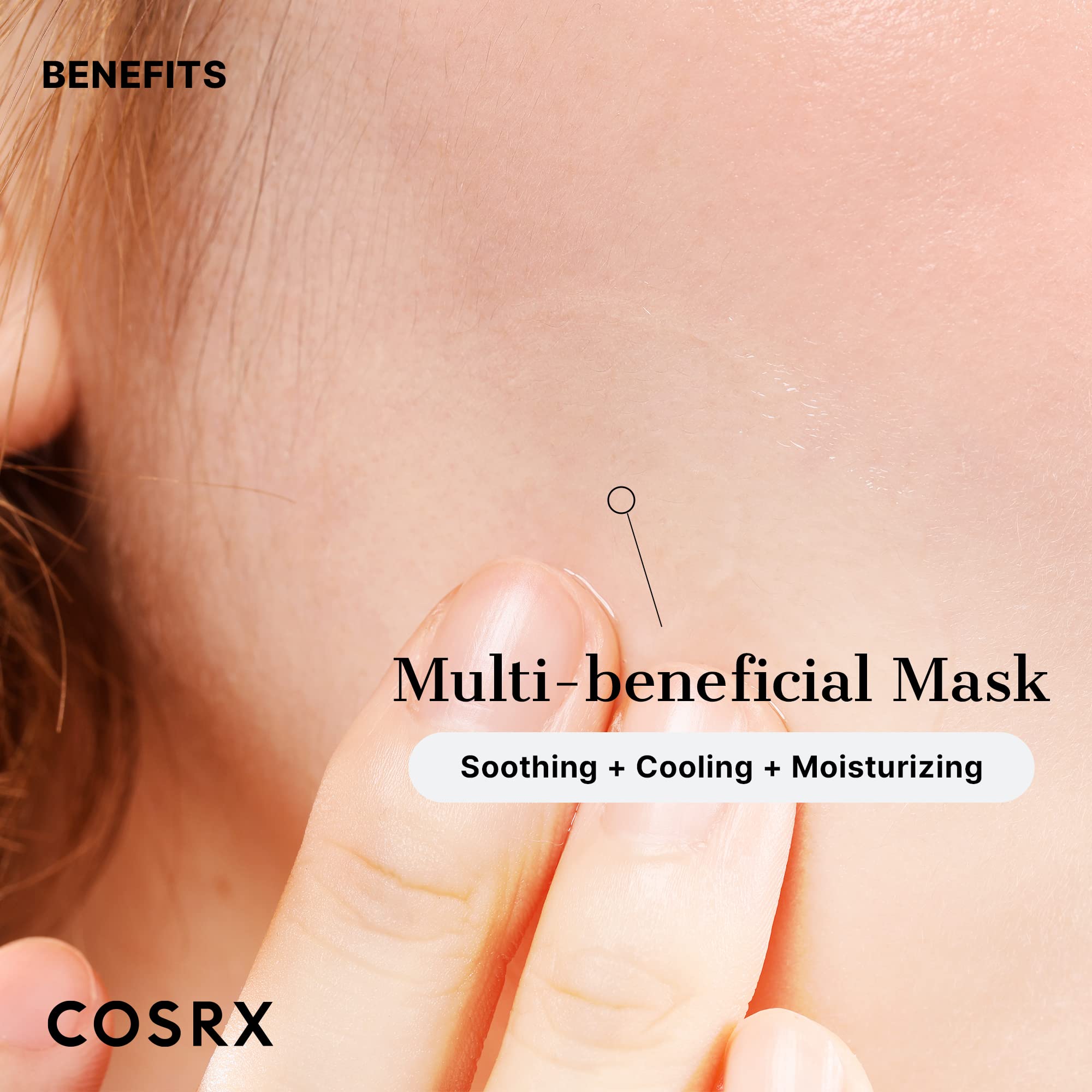 COSRX wash-off mask rinsing demonstration, shows quick refresh and gentle cleansing