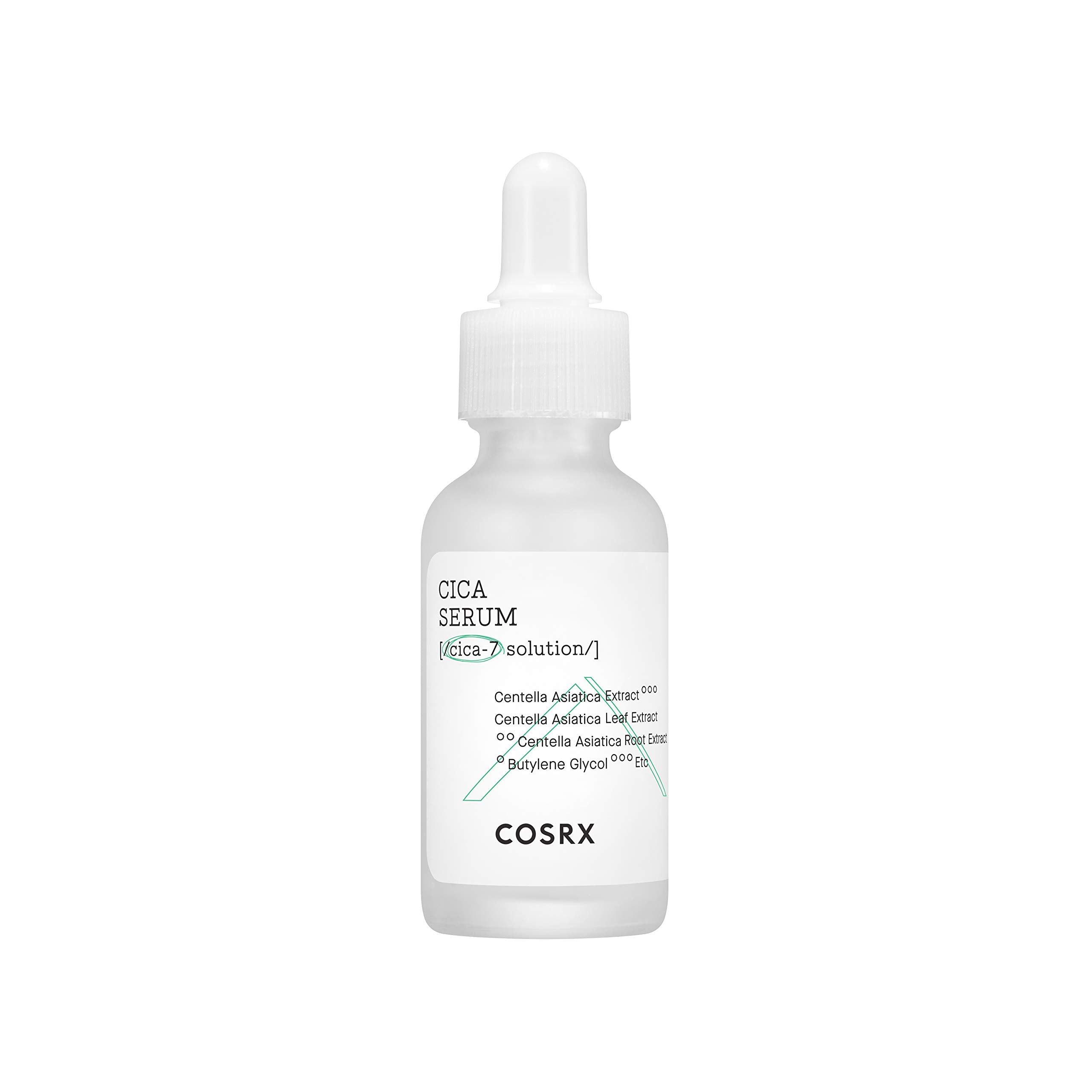 COSRX front bottle view showing label and calming fit for sensitive skin