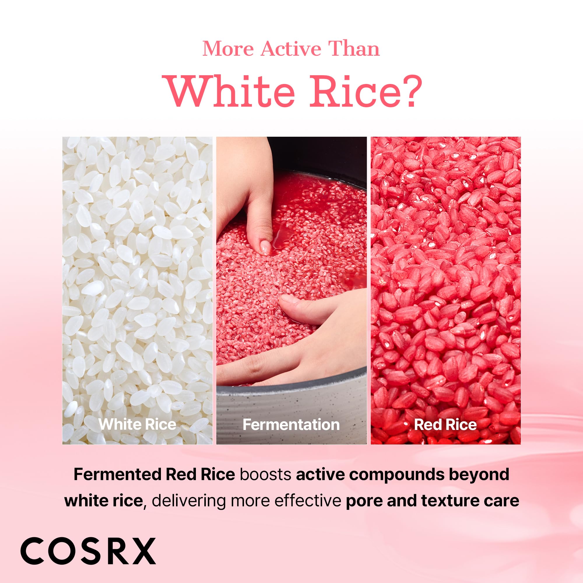 COSRX pump dispense close-up for precise controlled use