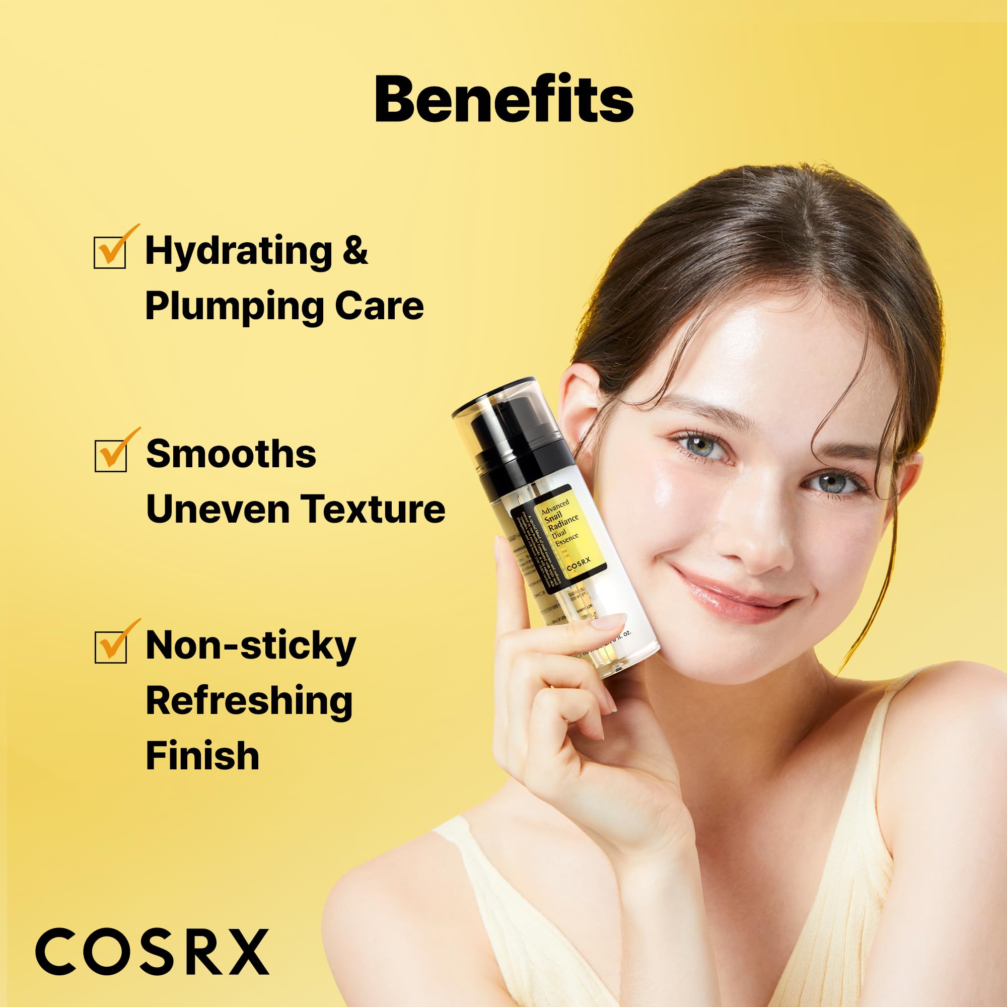 COSRX product blended on hand demonstrating fast absorption benefit
