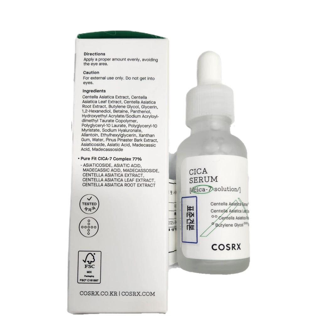 COSRX texture close-up on hand demonstrating lightweight absorption benefit