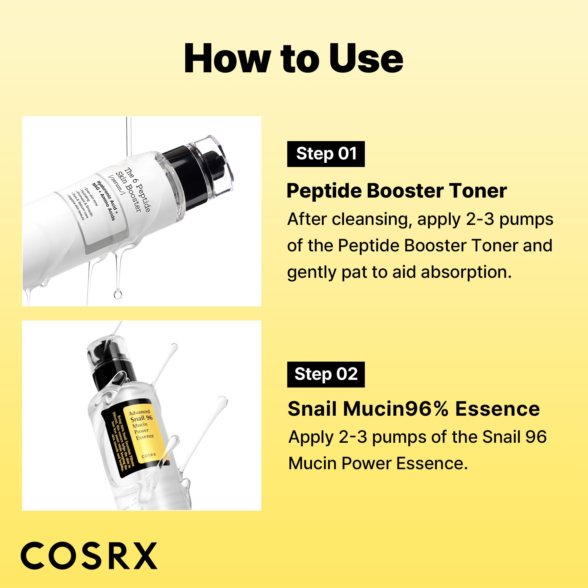 COSRX set beside common items to show actual size and travel‑friendly benefit
