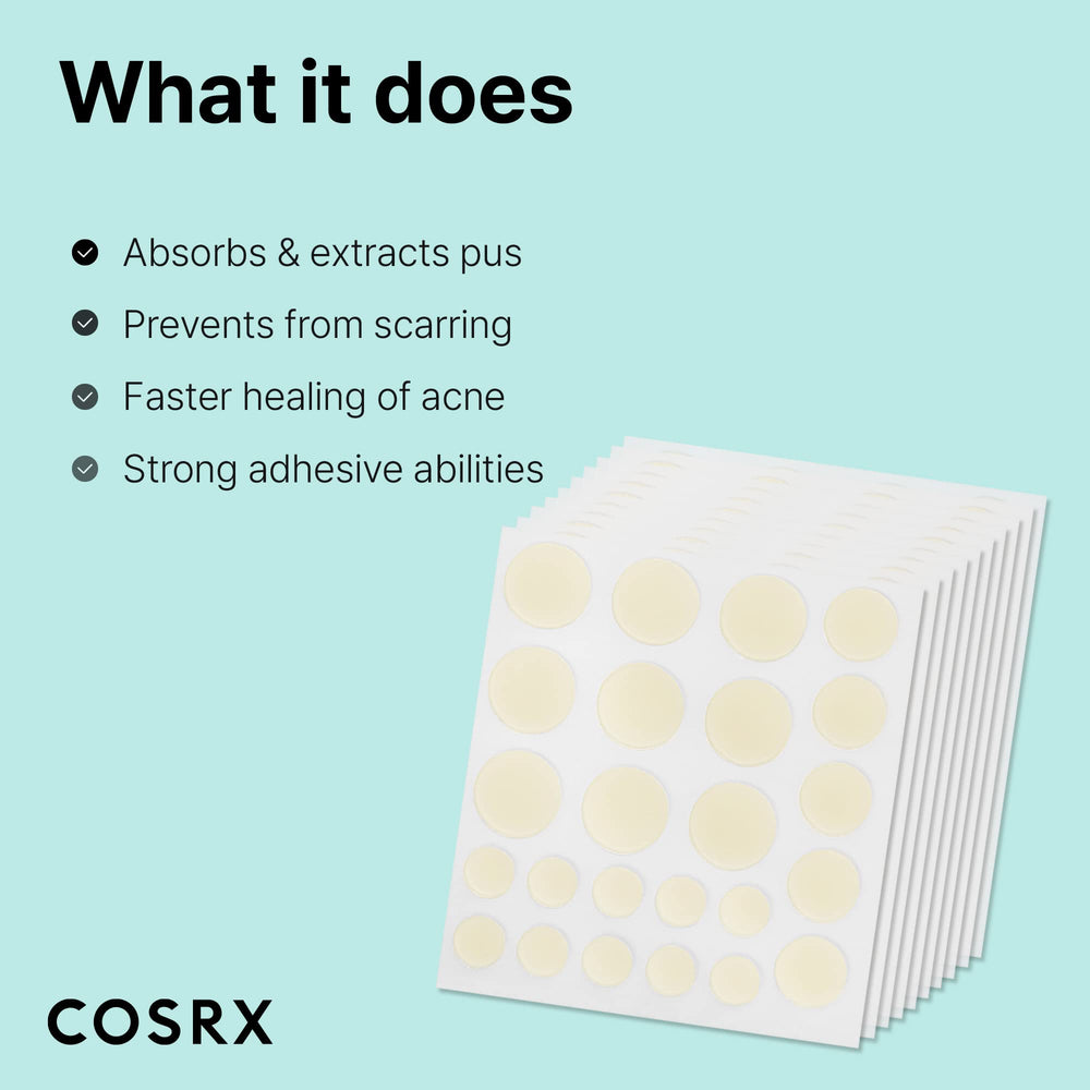 COSRX patches in hand to show scale and easy targeted application benefit