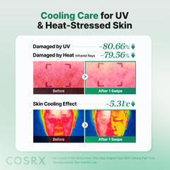 COSRX embossed pad side shown for refined texture and light polishing