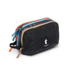 Cotopaxi Nido accessory bag front view showing compact black design and carry handle