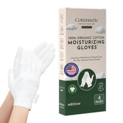 COTTONNERIE front packaging showing four pairs and sustainable benefit