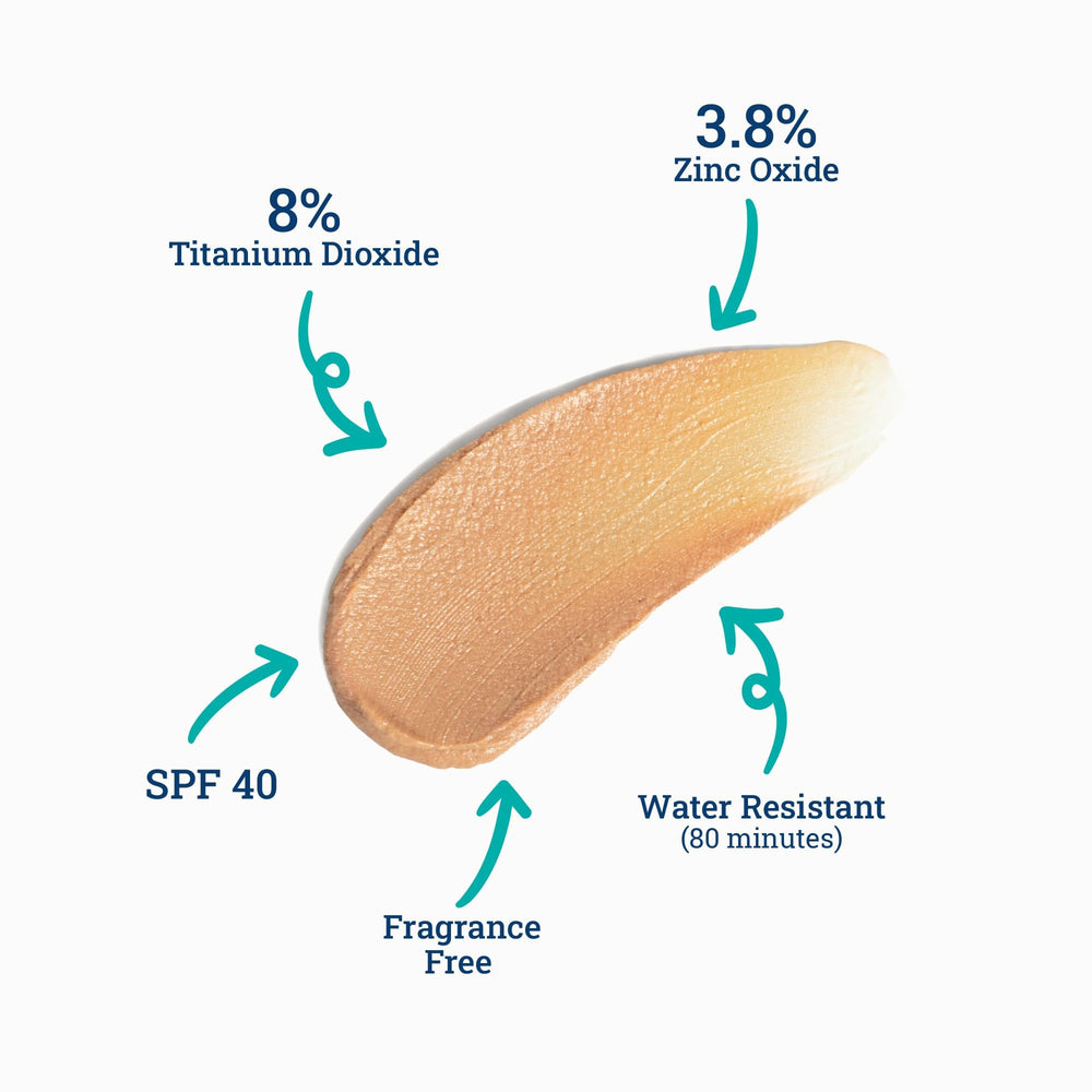 CoTZ applied on hand demonstrating easy blending and lightweight feel