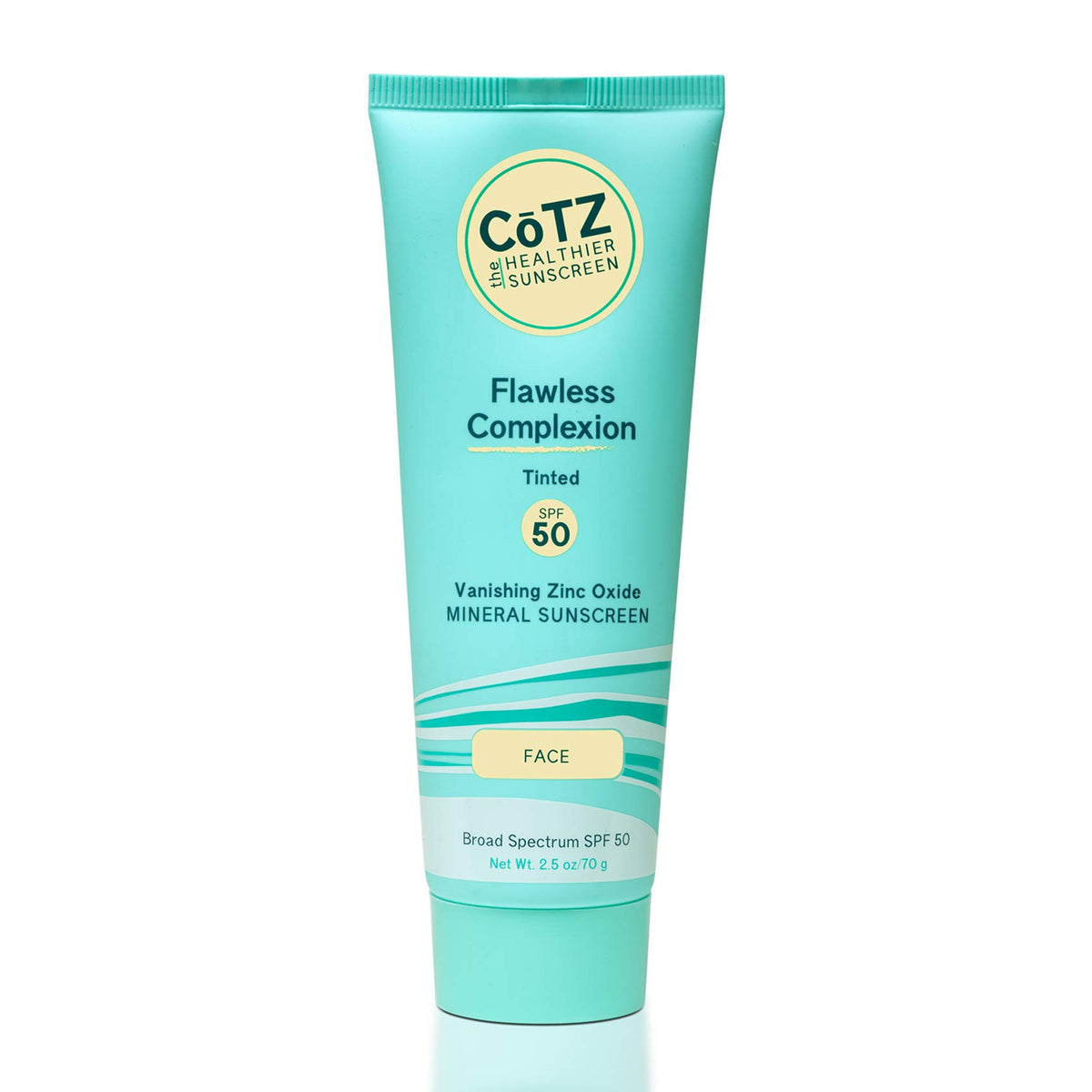 CoTZ front packaging showing SPF 50 protection and benefits