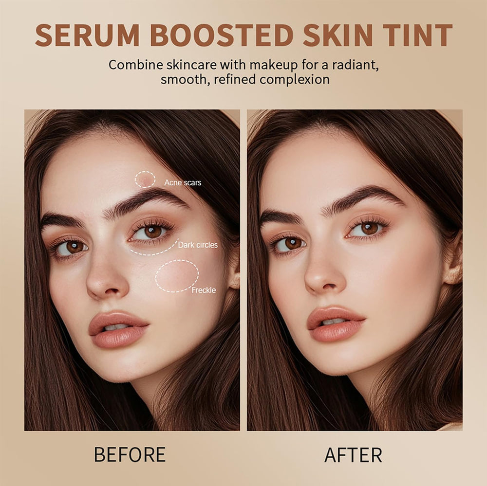 Covebalm application on skin swipe demonstrating smooth glide and quick coverage