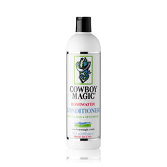Cowboy Magic detangler applied to a horse tail providing instant slip and shine