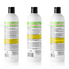 Cowboy Magic shampoo being poured, demonstrating easy dispensing and cleansing power