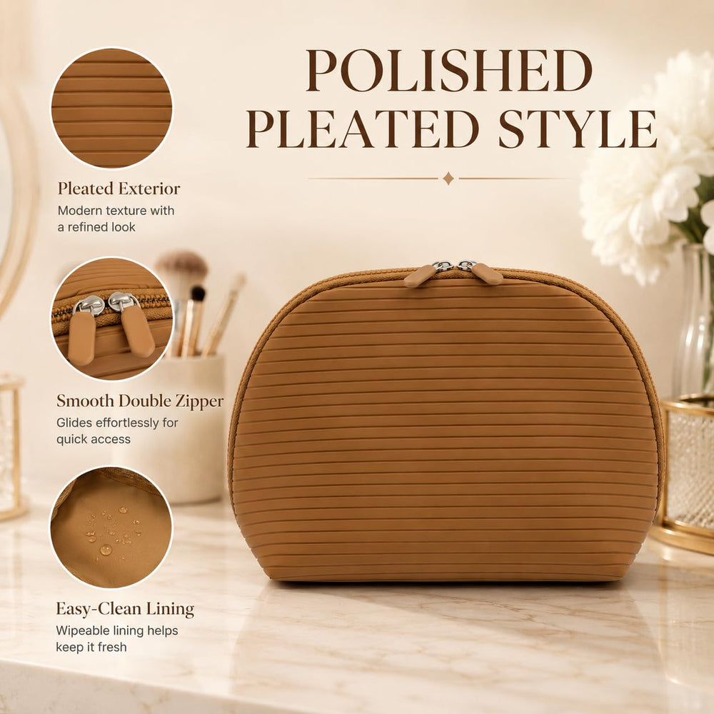 Cozomga water-resistant PU exterior close-up shedding spills for easy cleaning