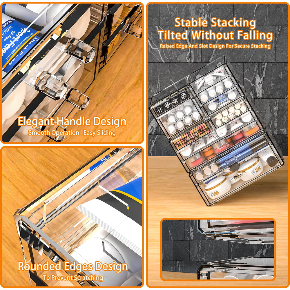 Cq acrylic edge detail highlighting smooth finish and durable clear construction