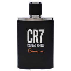 CRISTIANO RONALDO front bottle shows dark minimalist design and confident display