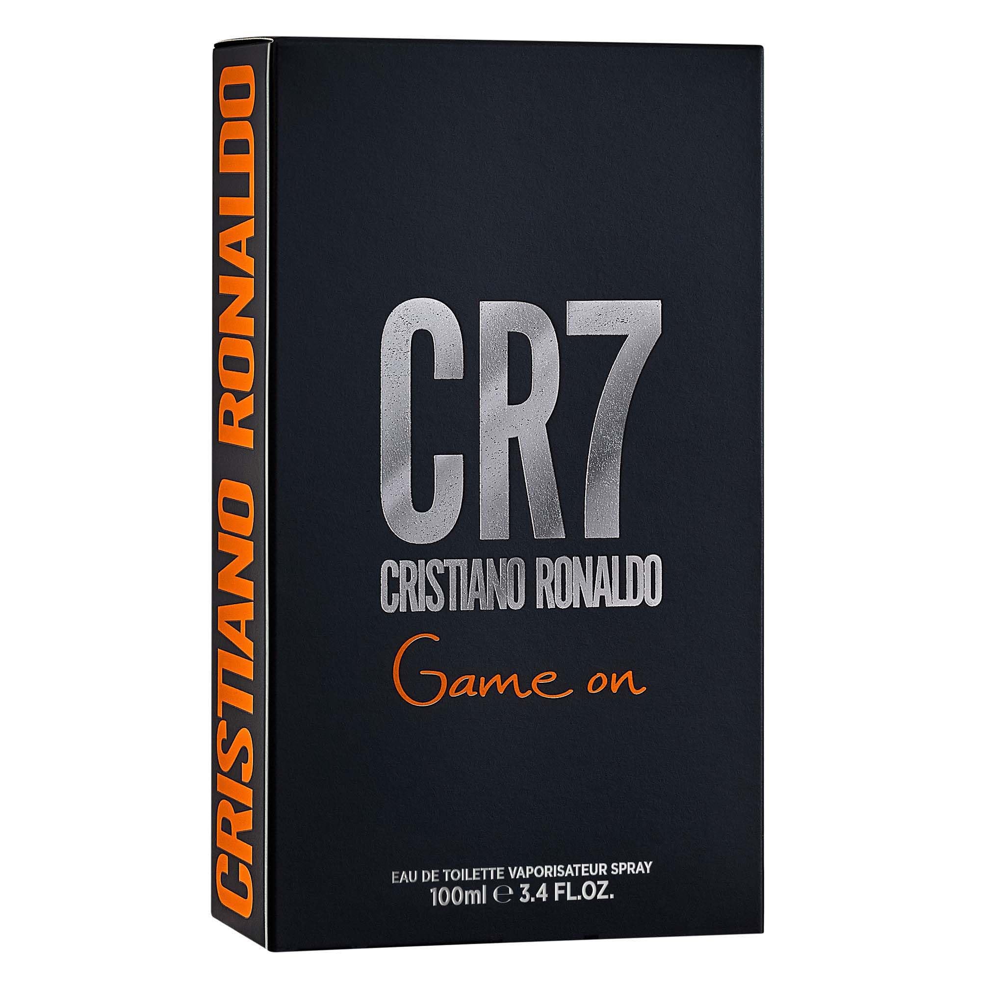 CRISTIANO RONALDO lifestyle shot at night showcasing scent suited for evening occasions benefit
