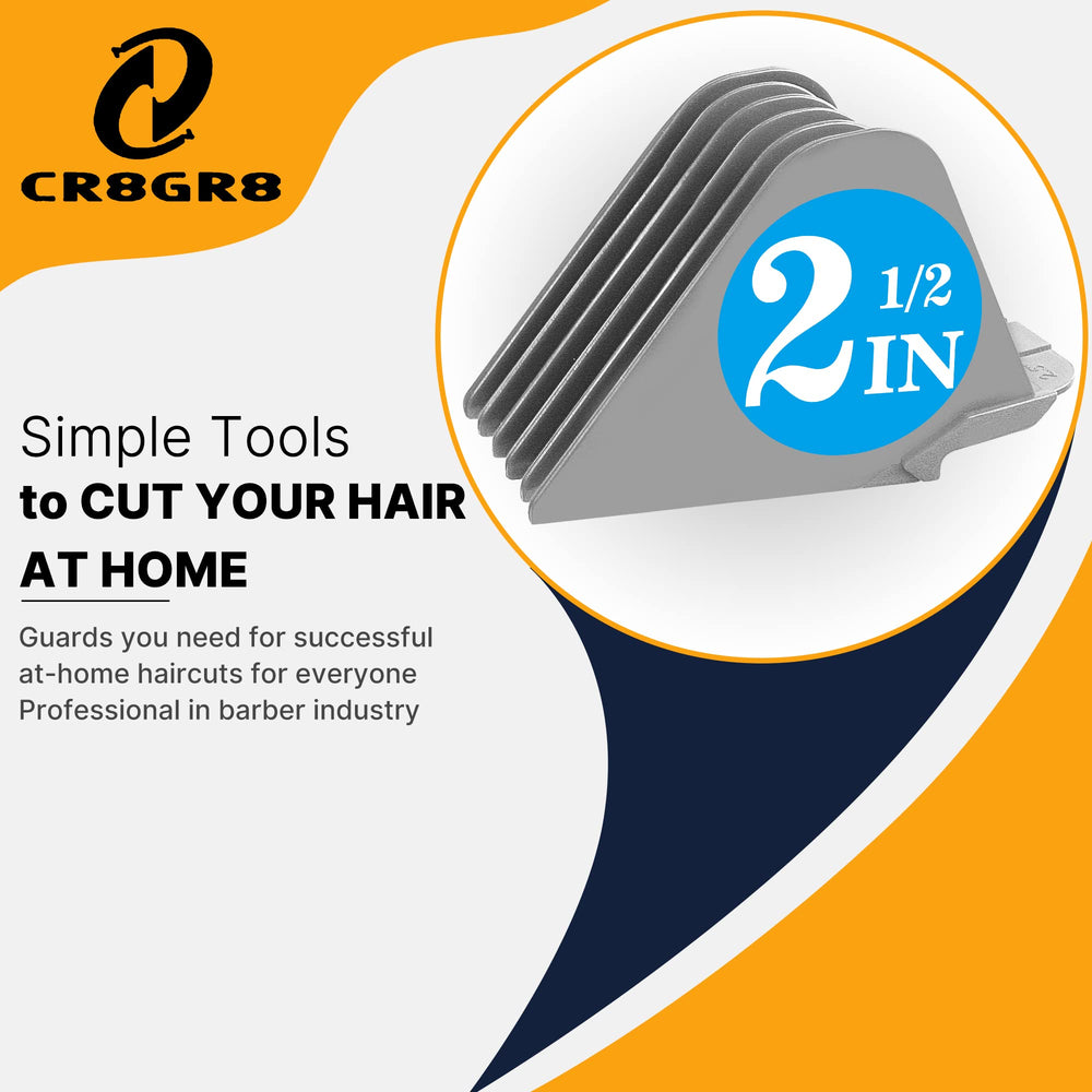 CR8GR8 guard attached to a Wahl clipper showing secure fit and stable cutting