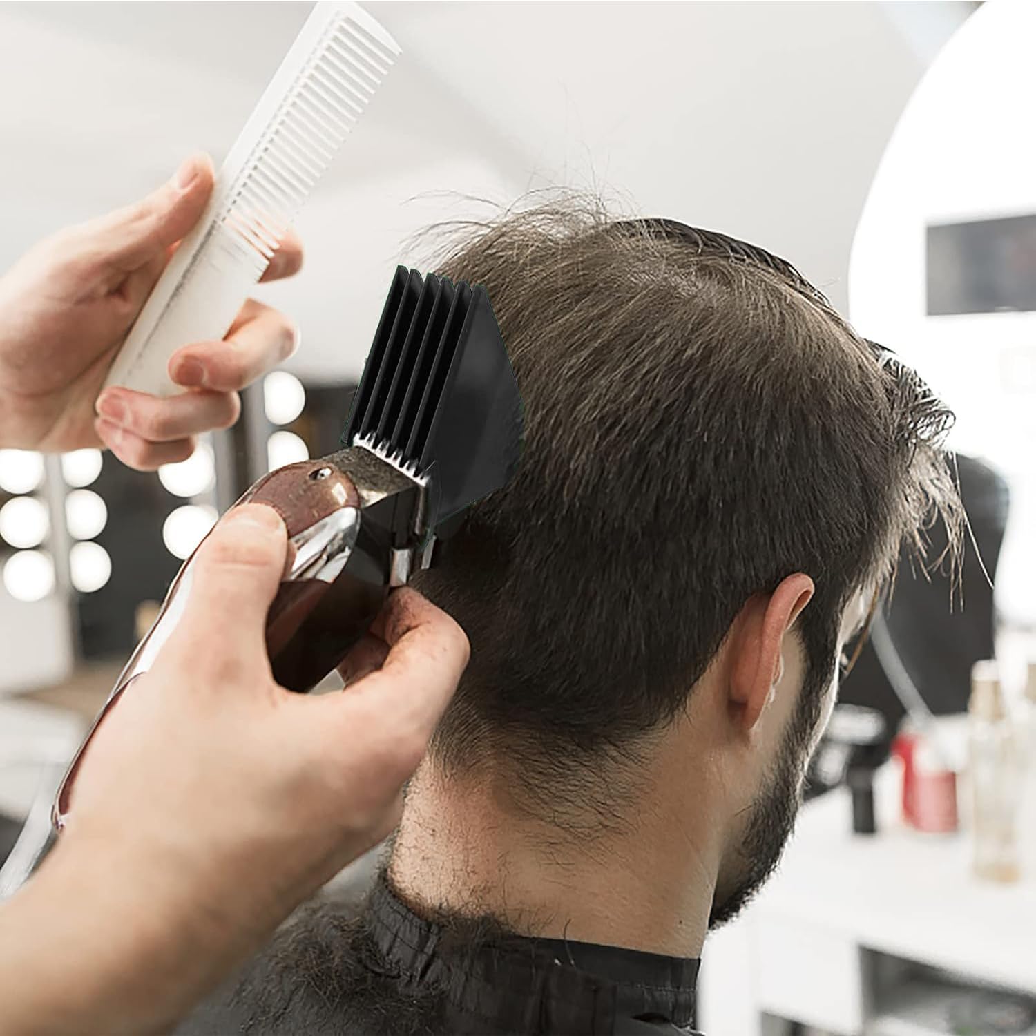 CR8GR8 in-use trimming long hair, even cut results benefit