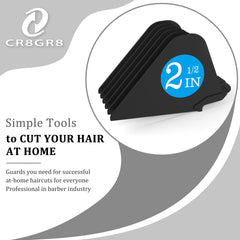 CR8GR8 guards laid side-by-side showing length options for versatile styling benefit