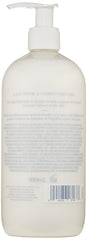 Crabtree & Evelyn lotion being dispensed, lightweight texture absorbs quickly for soft skin