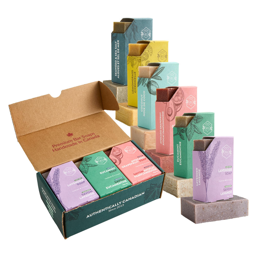Crate 61 Organics front package showing eco-friendly paperboard and branding benefits