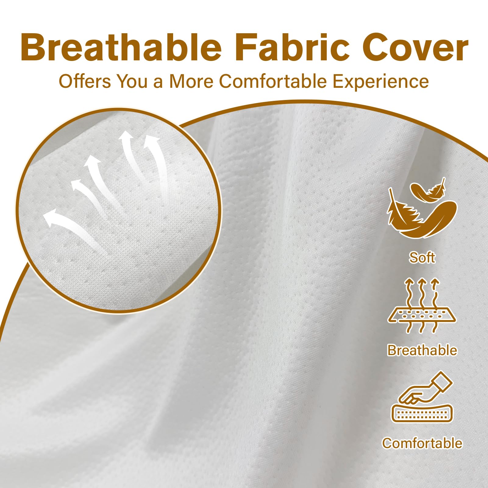 CRAURU topper placed on a massage table offering a smooth work surface for lash artists