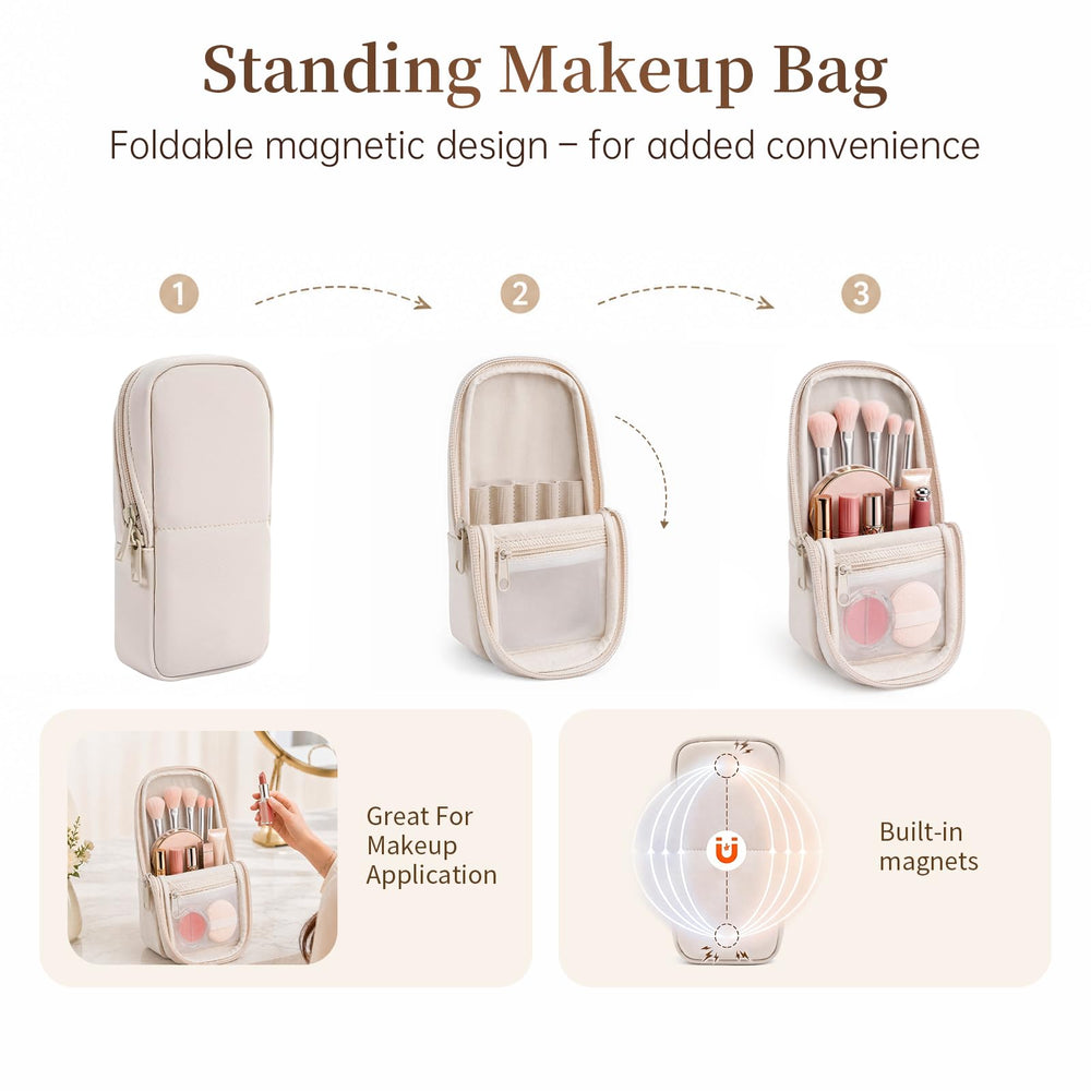 crawing bag inside a purse scale comparison showing portability for travel benefit