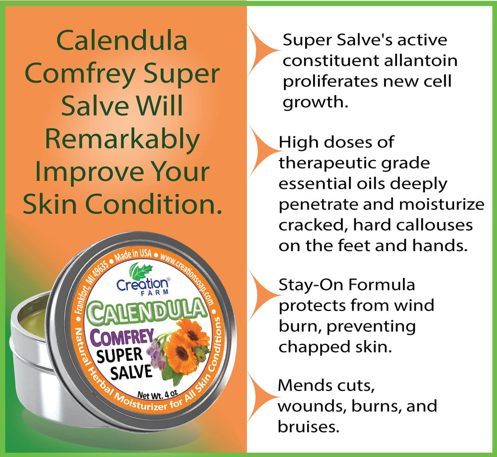 Creation Pharm applying salve to hands to show targeted hydration benefits