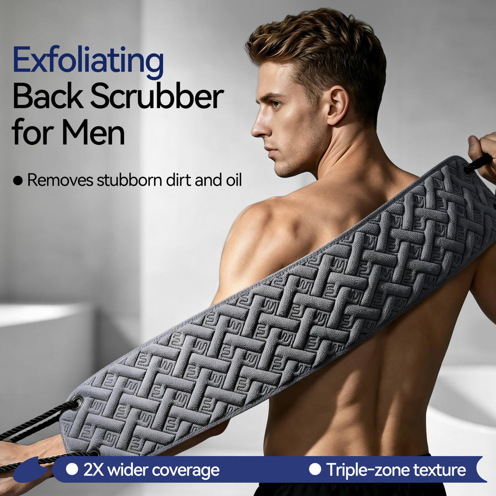 Creative Art close-up of exfoliating side showing texture for dead skin removal