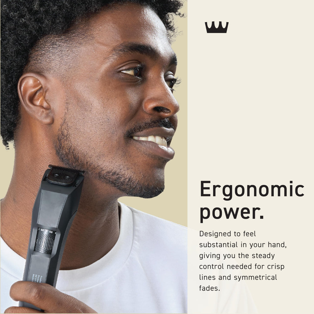 Cremo trimmer connected to USB-C cable for fast universal charging