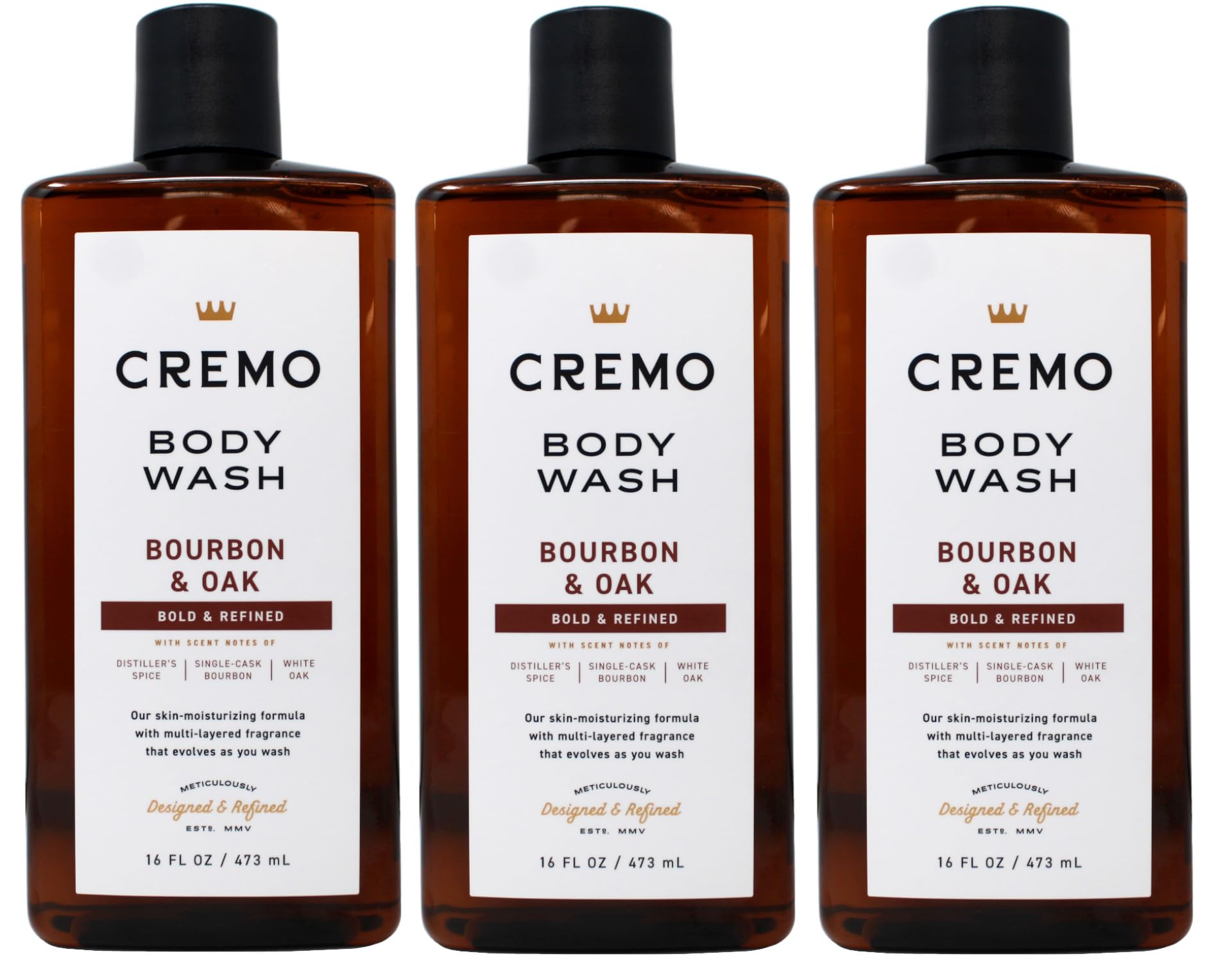 Cremo 16oz bottle next to common object showing true size and value