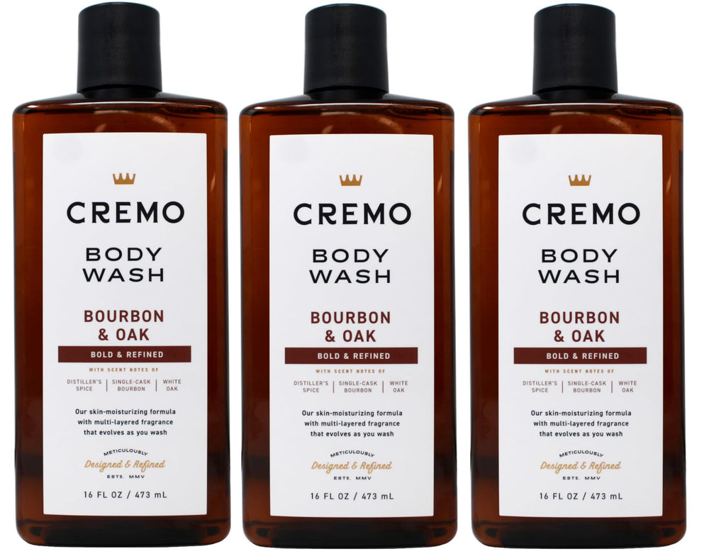 Cremo 16oz bottle next to common object showing true size and value