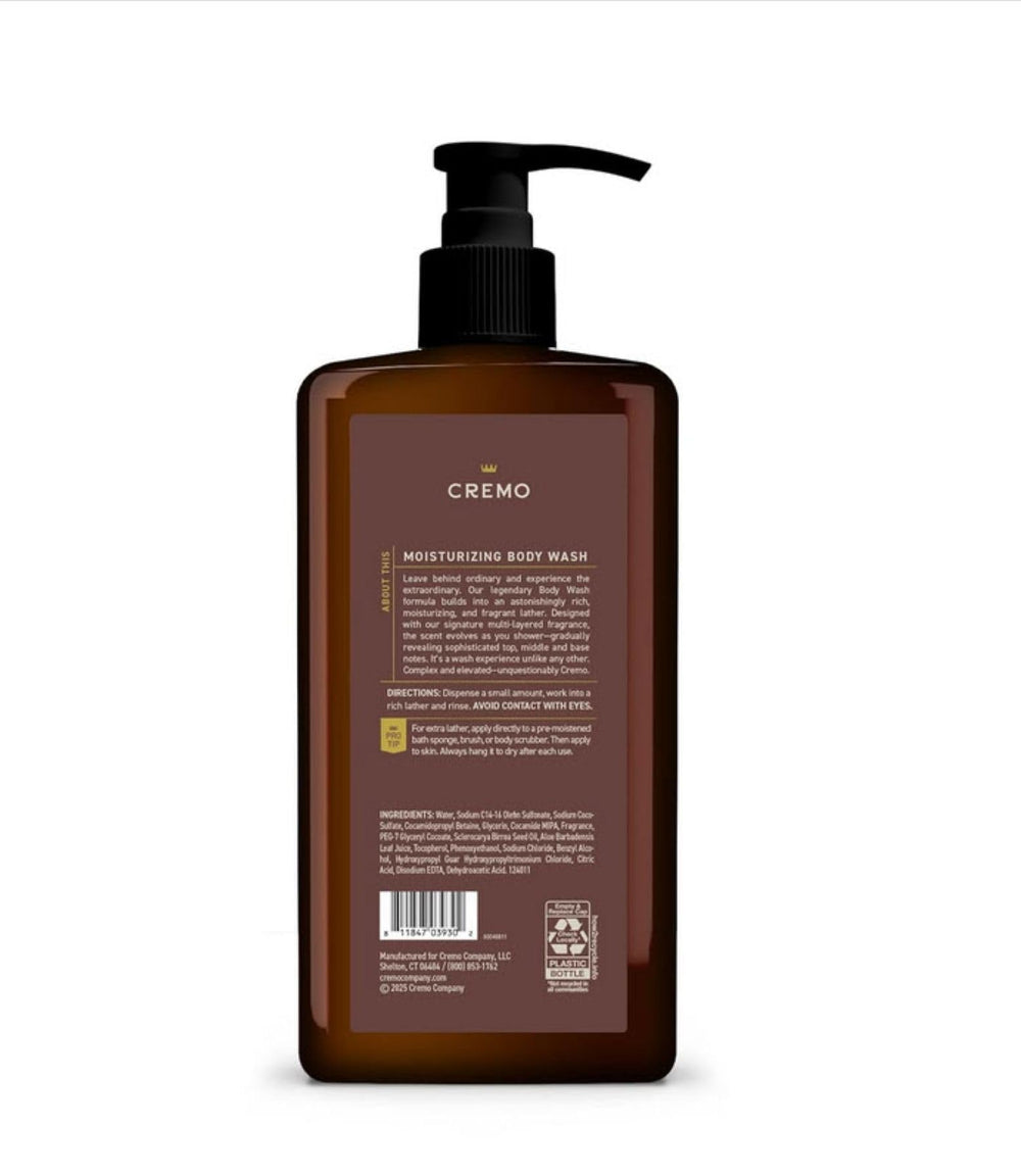 Texture of Cremo formula on palm illustrating moisturizing, silky finish