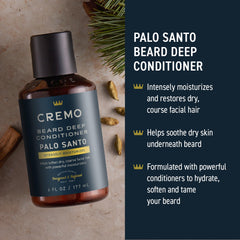 Cremo Palo Santo deep conditioner open jar showing creamy texture and hydration