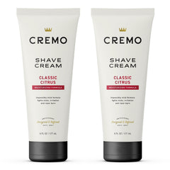 Cremo front packaging two-pack showing tubes and brand for easy identification and value