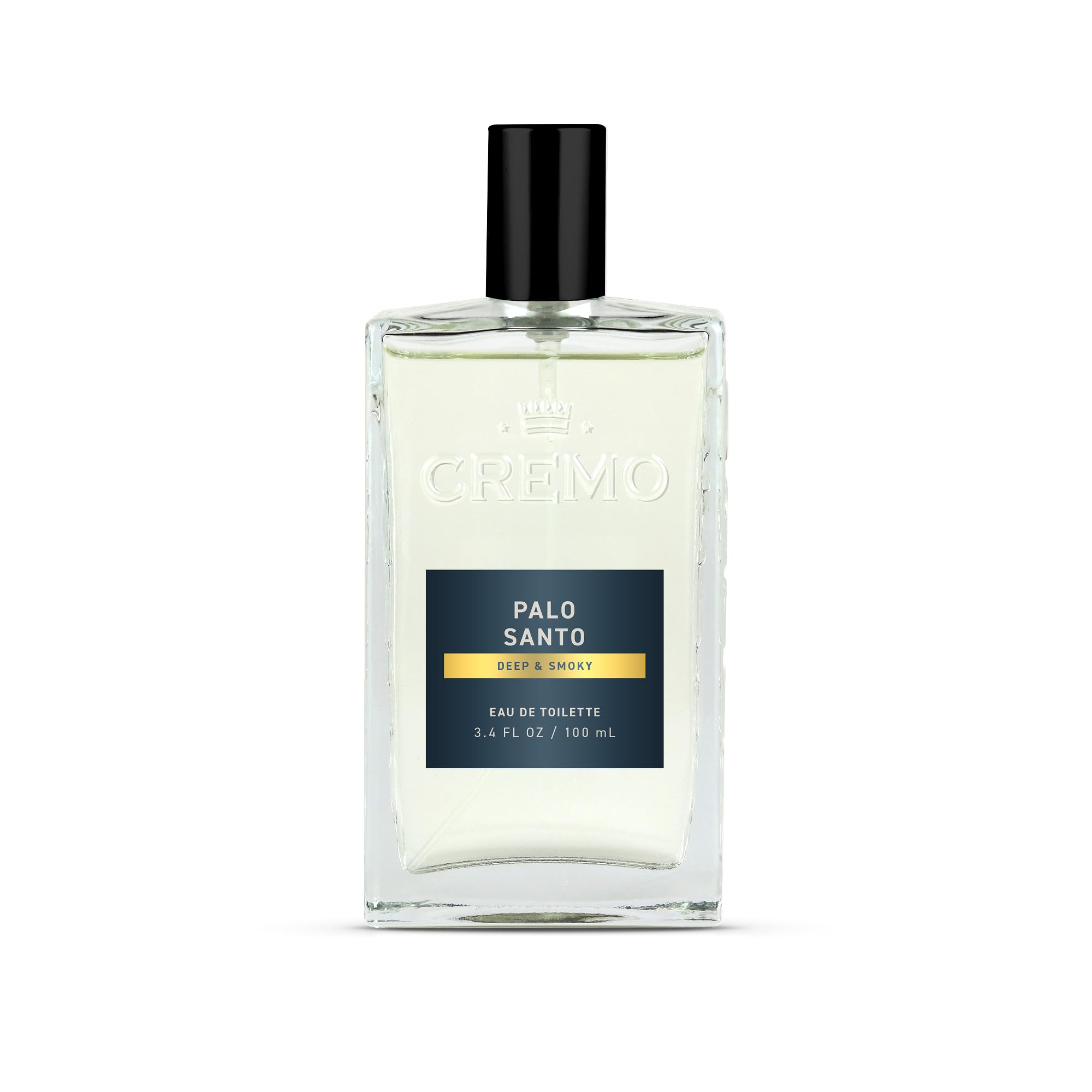 Cremo front bottle view showing elegant packaging and refined scent benefit
