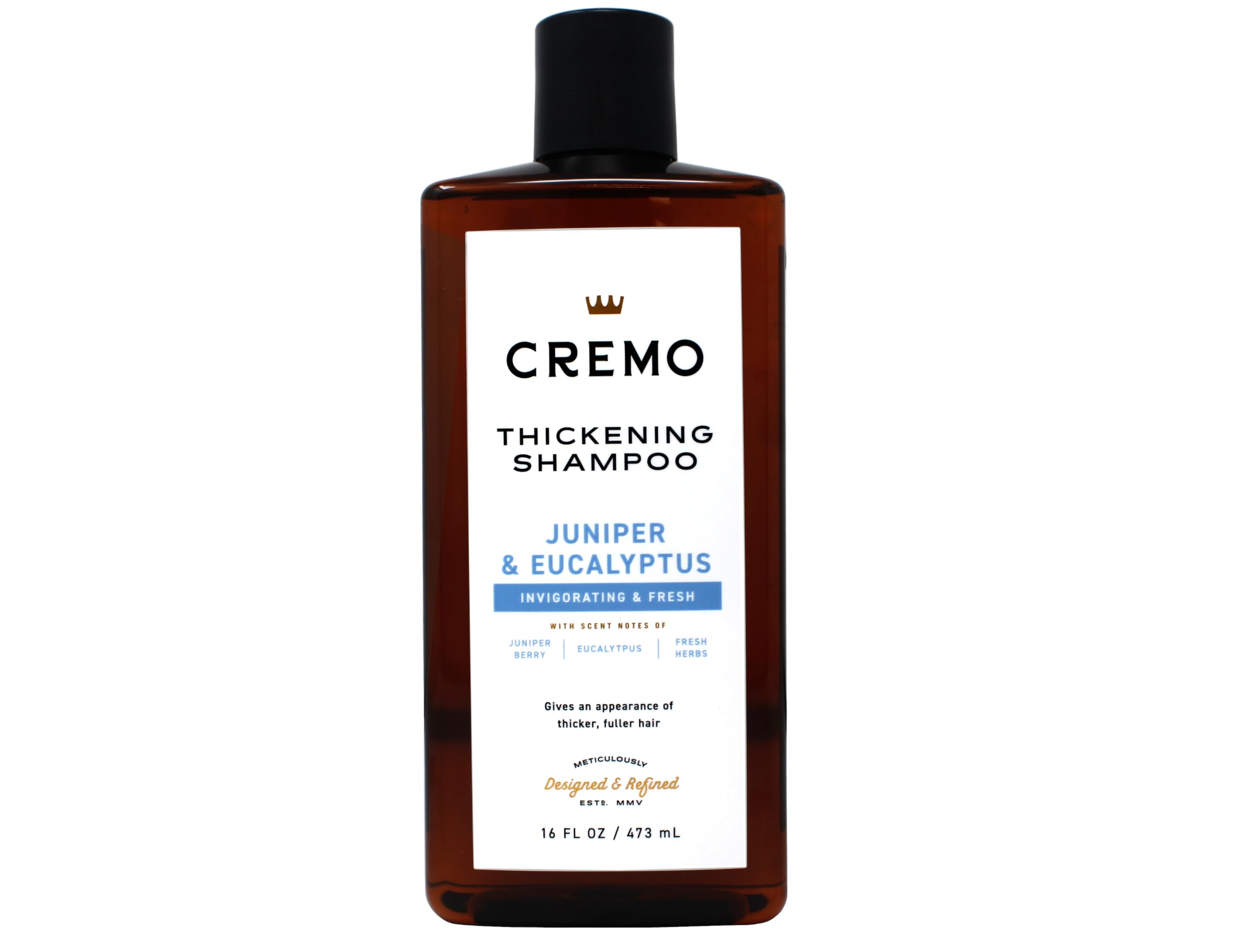 Cremo shampoo foam texture closeup showing thickening lather for fuller-looking hair
