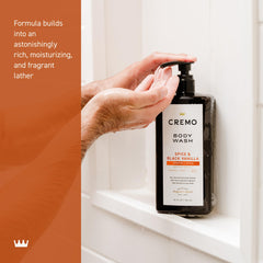 Cremo close-up of formula texture highlighting moisturizing ingredients and smooth feel
